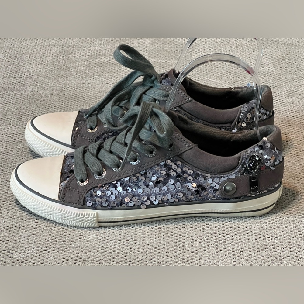 Aldo Sequin Rubber Toe Sneakers 8